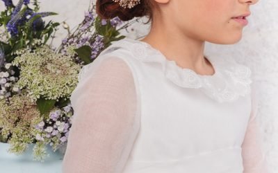 Vestido de Comunión Clásico de Organdí