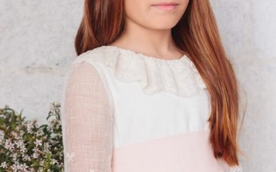 Vestido de Comunión Lino Rústico