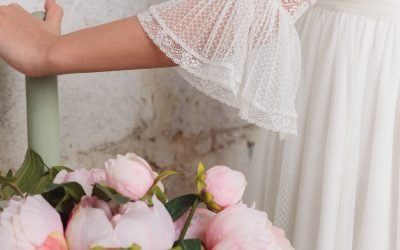 Vestido de Comunión Niña de Tul Mosaico