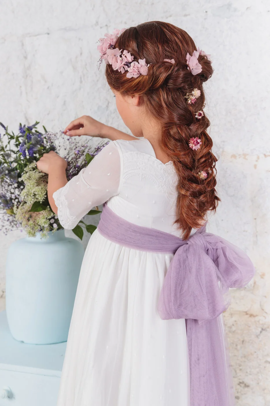 Vestido Escote Cuadrado de Voile