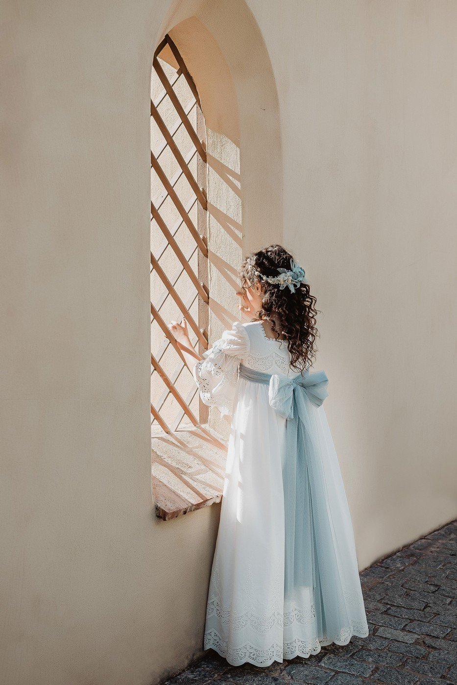 Vestidos comunion Tul Bordado coleccion 2024 - MARTAMOLINA